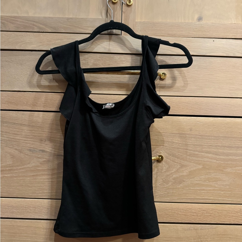 Free people ruffle sleeve top size small
